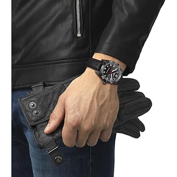 Tissot PRS 516 ブラックカーボン 自動巻き腕時計 Tissot PRS 516 ブラックカーボン 自動巻き腕時計